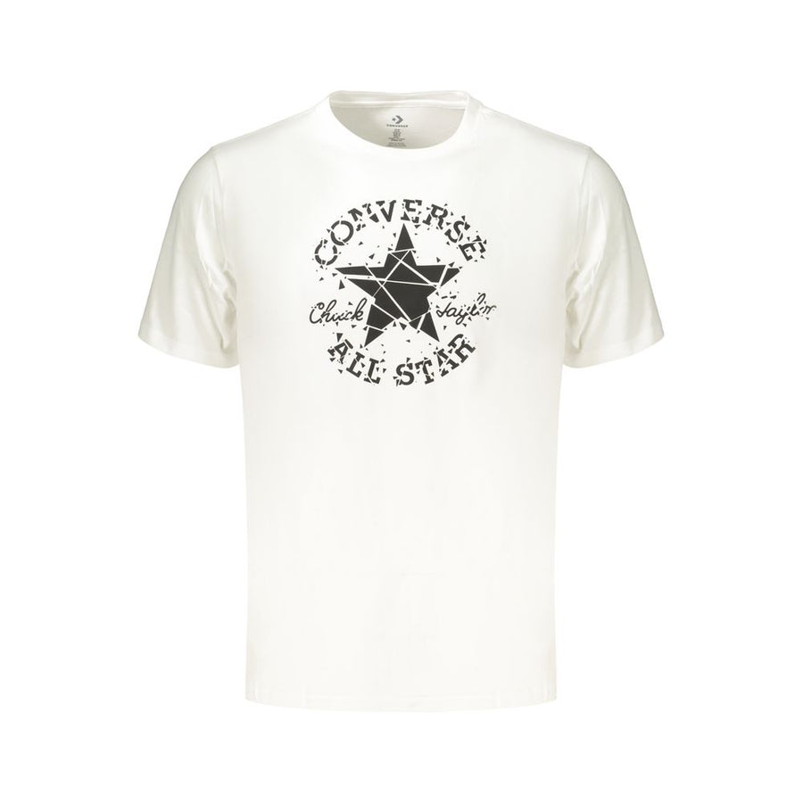 White Cotton Men's T-Shirt