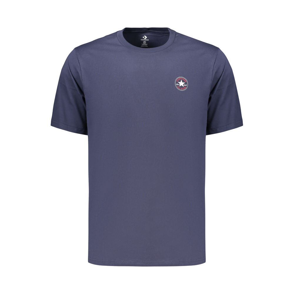 Blue Cotton Men's T Shirt