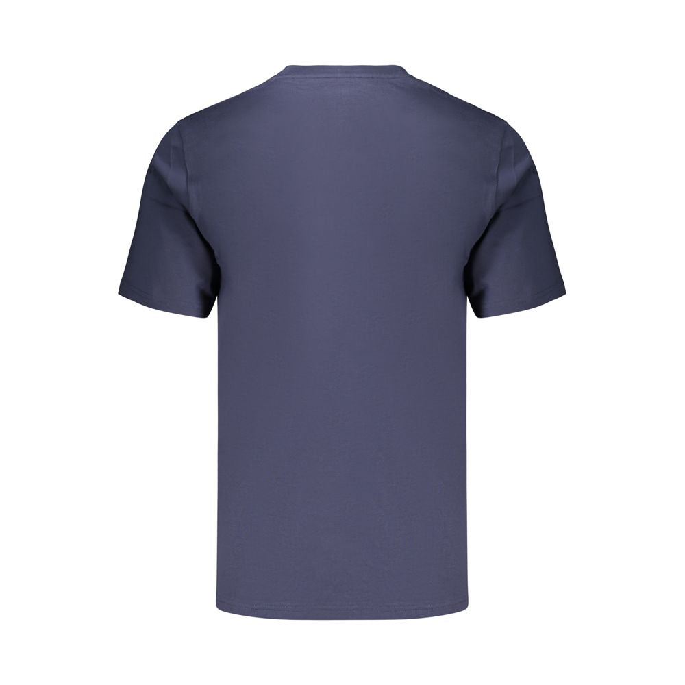 Blue Cotton Men's T Shirt