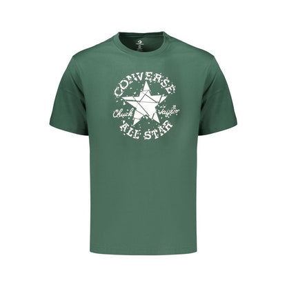 Green Cotton Men's T-Shirt