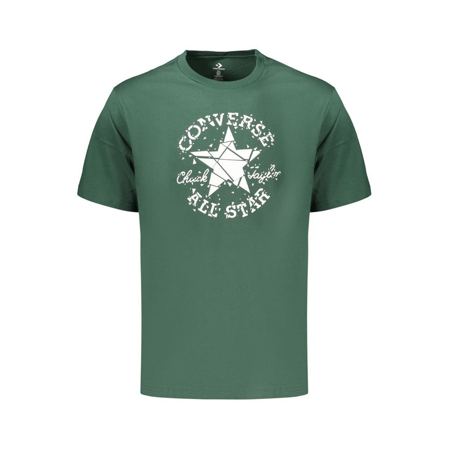 Green Cotton Men's T-Shirt