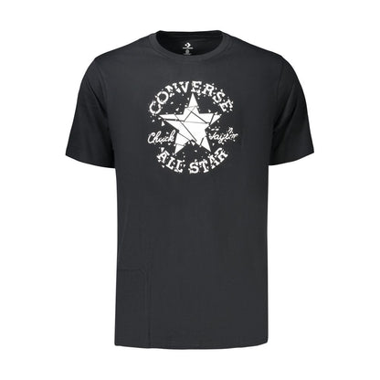 Black Cotton Men's T-Shirt