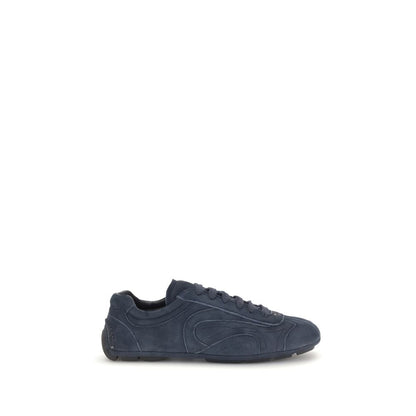 Blue Calf Leather Bos Taurus Athletic Sneakers