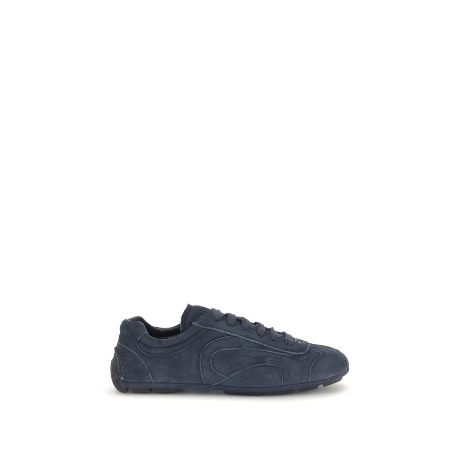 Blue Calf Leather Bos Taurus Athletic Sneakers
