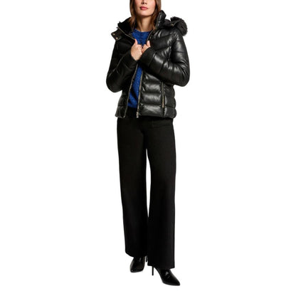 Black Polyethylene Full-Length Jacket