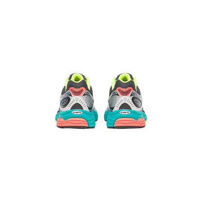 Silver Synthetic Athletic Sneakers