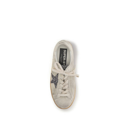 Beige Calf Leather Bos Taurus Sneakers
