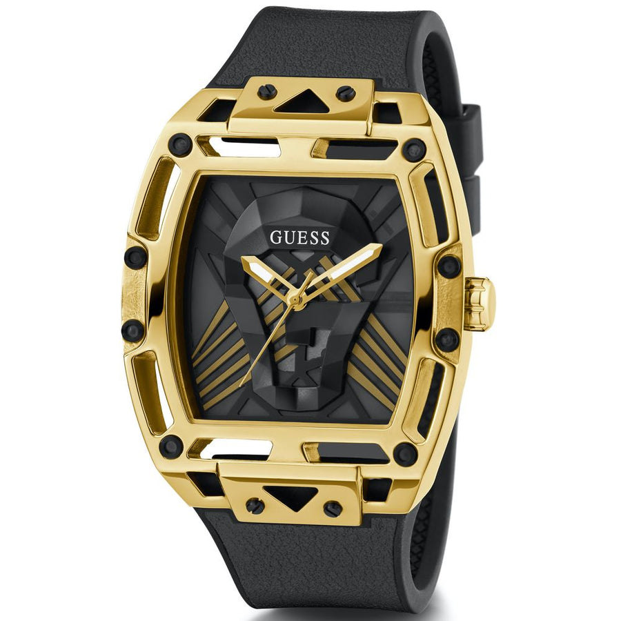 Black Synthetic Dress Watch