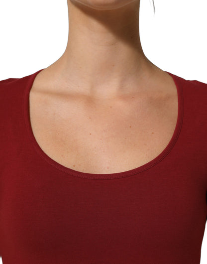 Black Wool Knit Deep V-Neck Long Sleeves Top