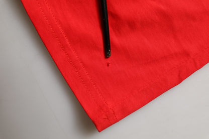 Red Graphic Cotton Jersey Crew Neck T-shirt