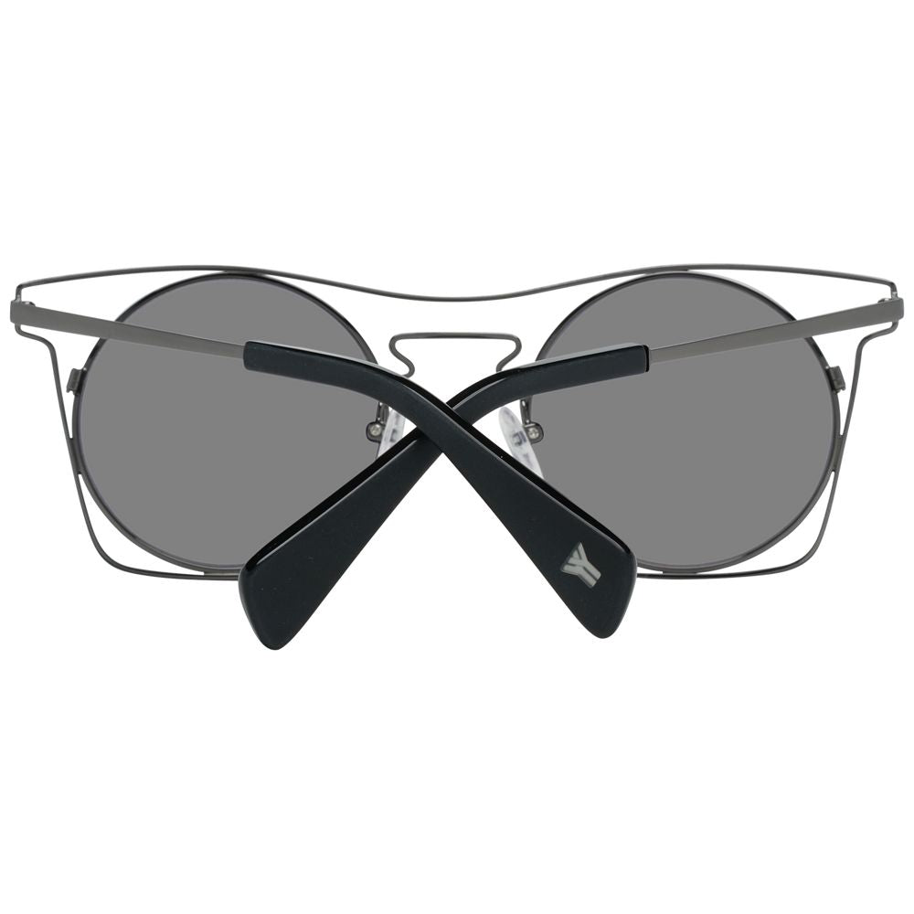 Blue Stainless Steel Sunglasses