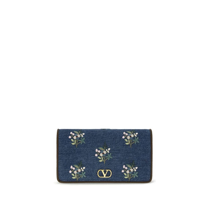 Blue Cotton Shoulder Bag