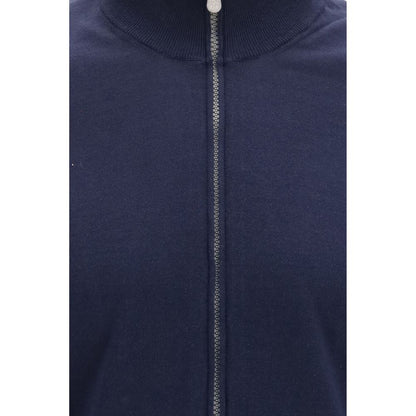 Blue Cotton Cardigan