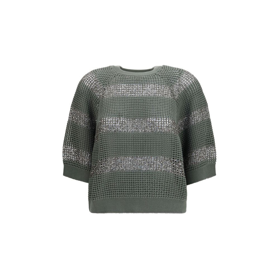 Bicolor Cotton Sweatshirt
