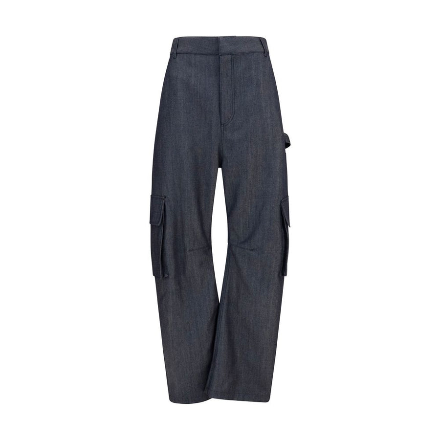 Blue Wool Oves Aries Cargo Pants