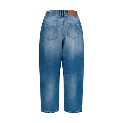 Blue Cotton Relaxed Fit Jeans