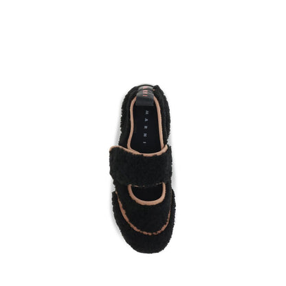 Black Polyamide Athletic Sneakers