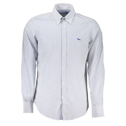 Blue Cotton Men's Shirt