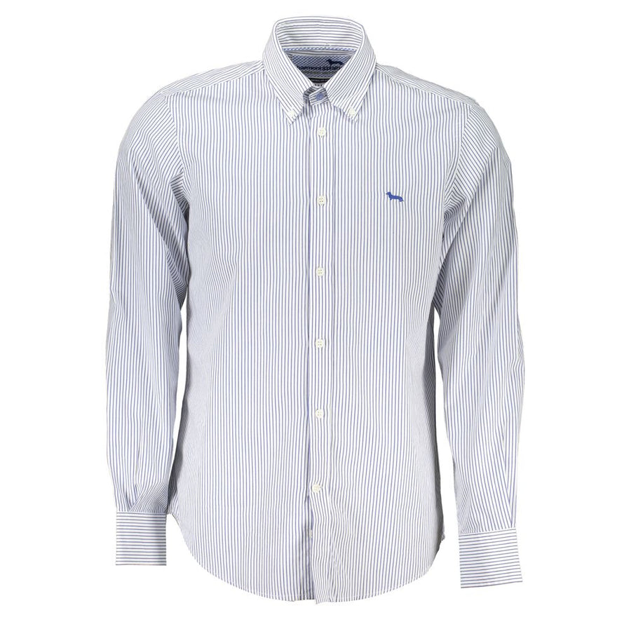 Blue Cotton Men's Shirt