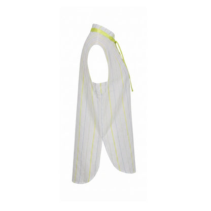 White Cotton Women Shirt