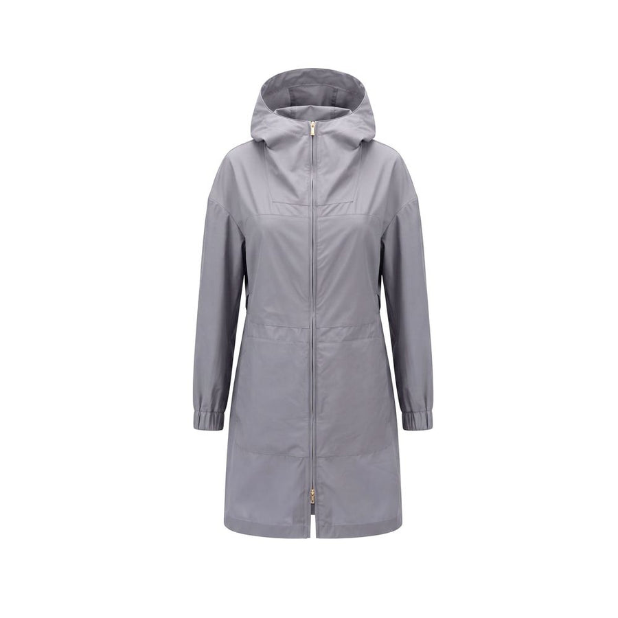 Grey Silk Women Jacket