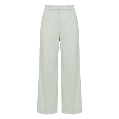 Green Cotton Women Pants