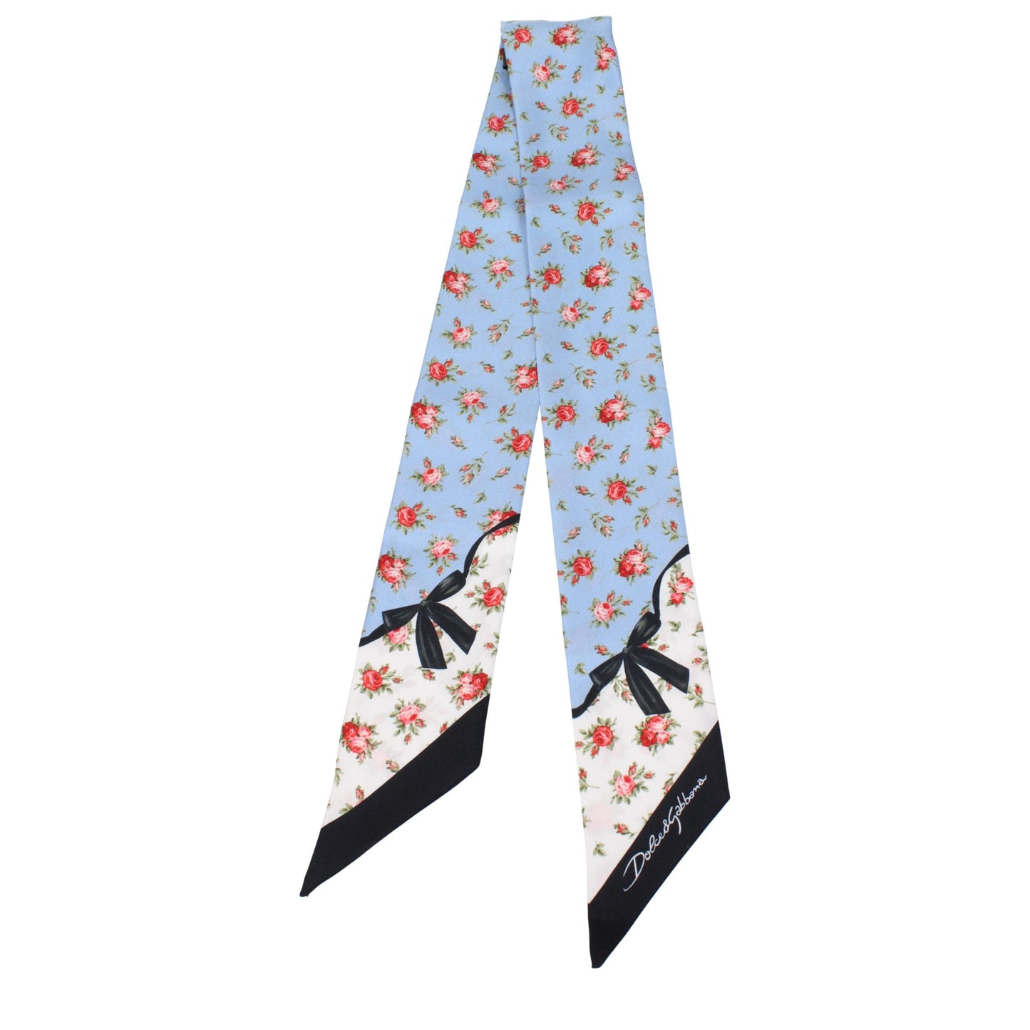 Light Blue Silk Foulard