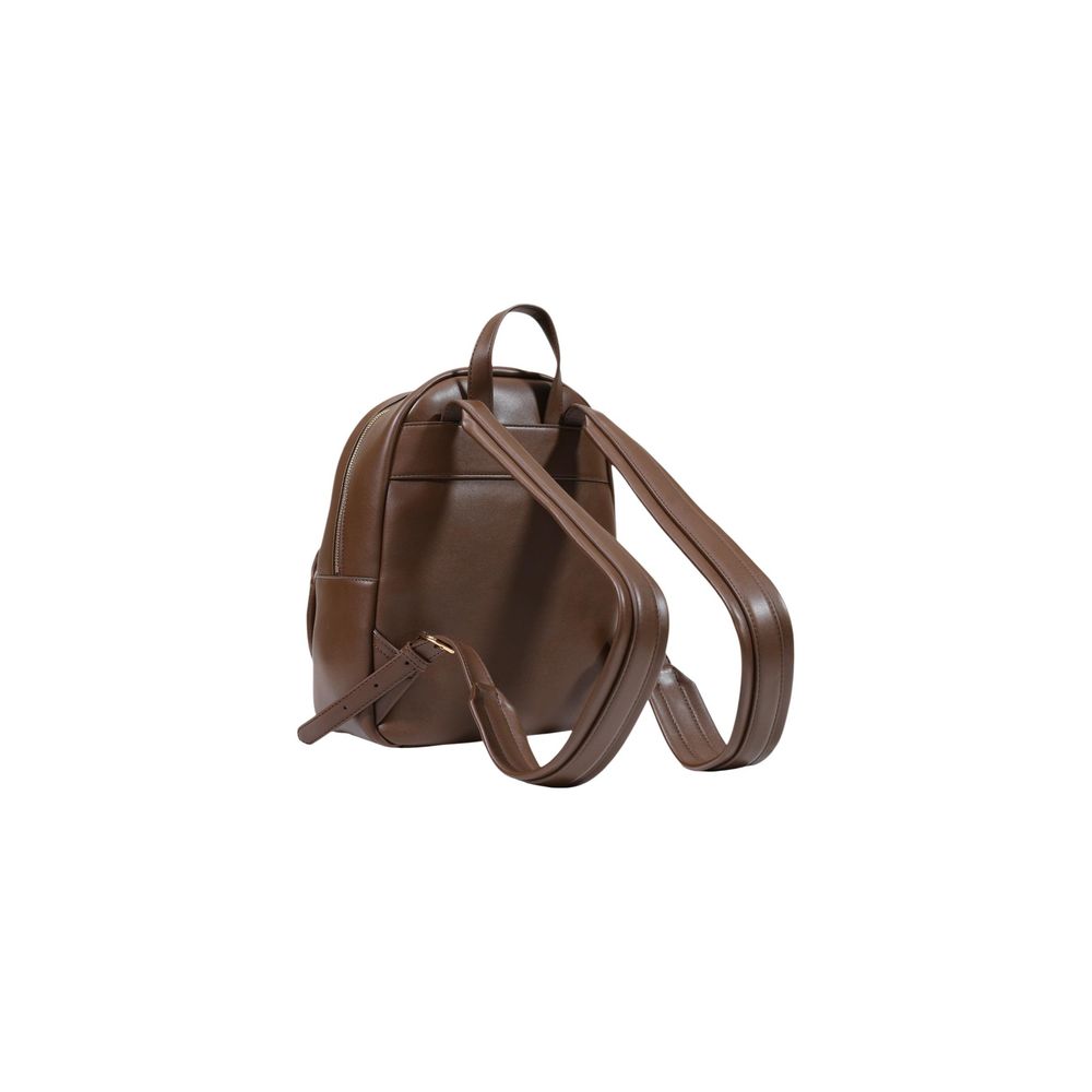 Brown Polyethylene Backpack