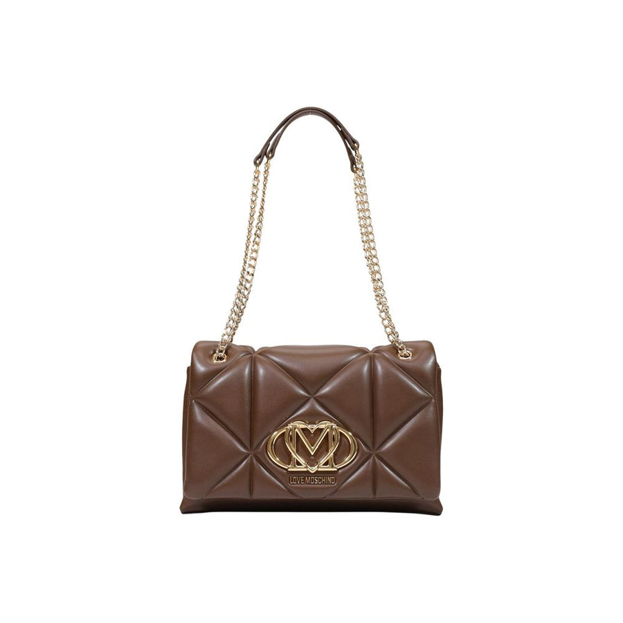 Brown Polyethylene Handbag