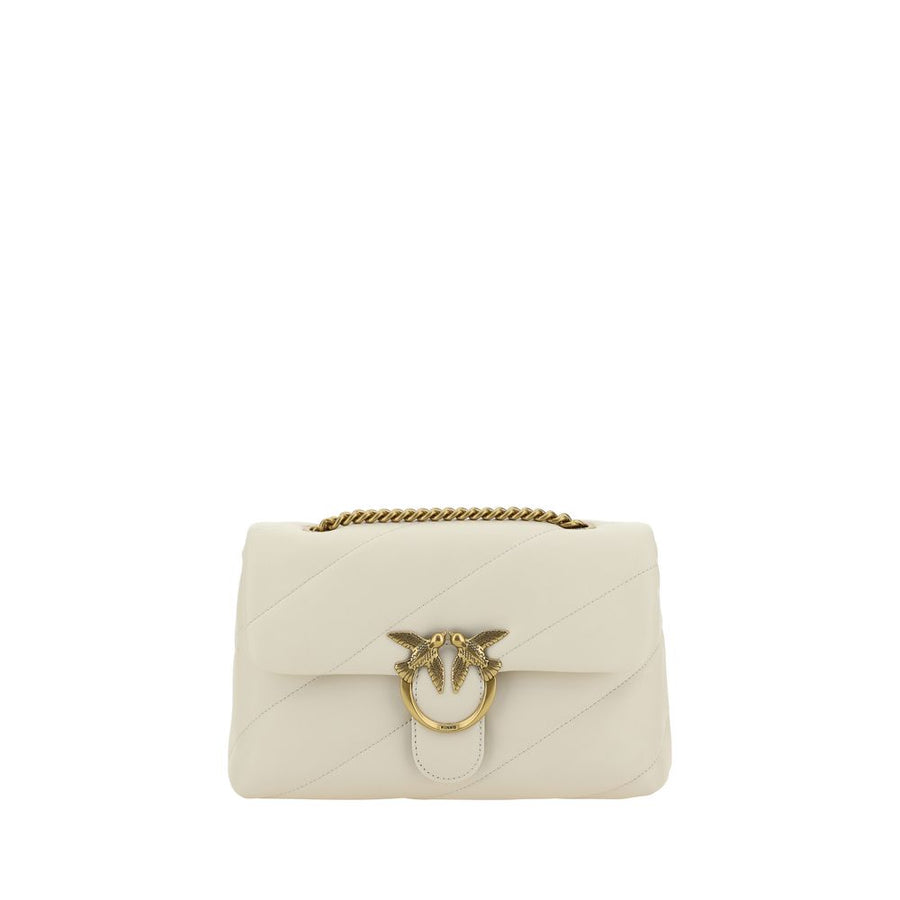 White Calf Leather Bos Taurus Shoulder Bag