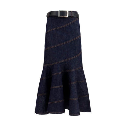 Blue Denim Skirt