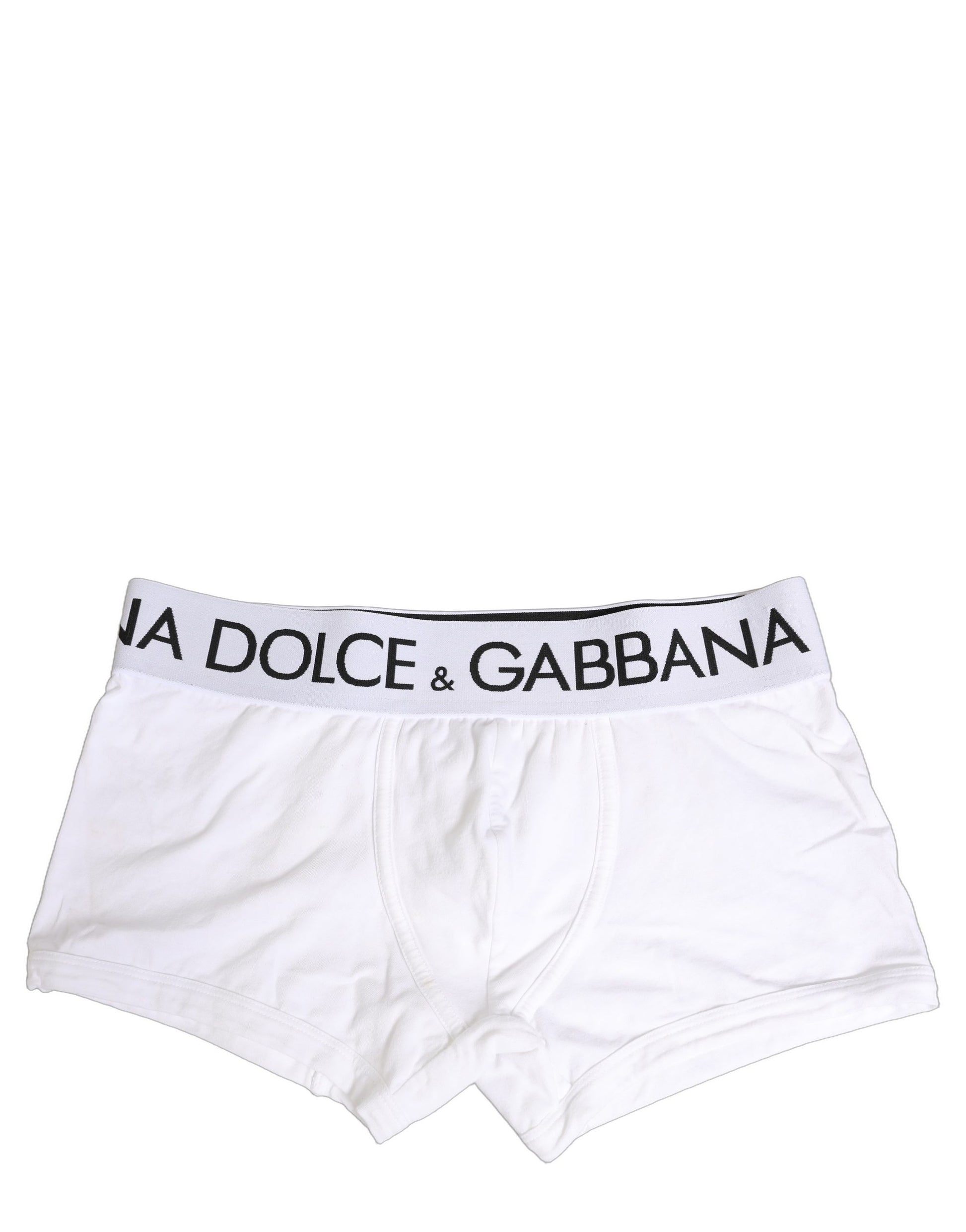 White Cotton Stretch Regular Boxer Underwear