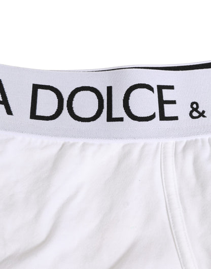 White Cotton Stretch Regular Boxer Underwear