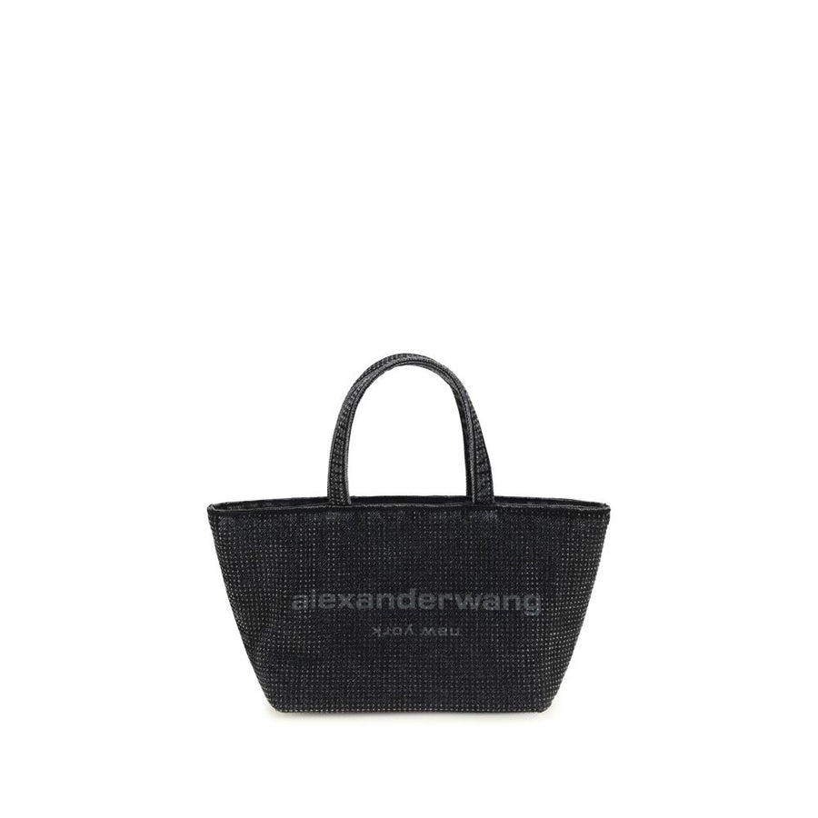 Gray Cotton Shoulder Bag
