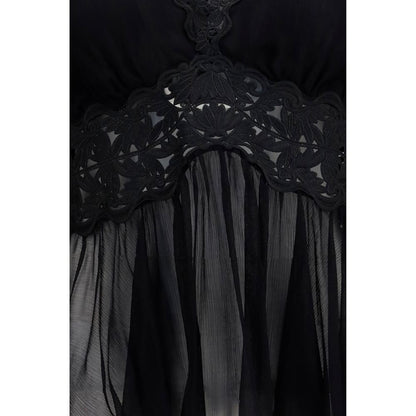 Black Viscose Blouse