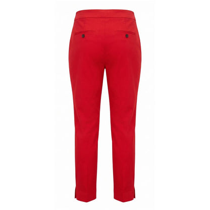 Red Cotton Women Pants