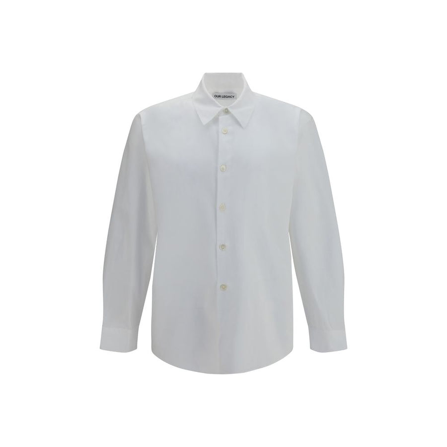 White Lyocell Dress Shirt