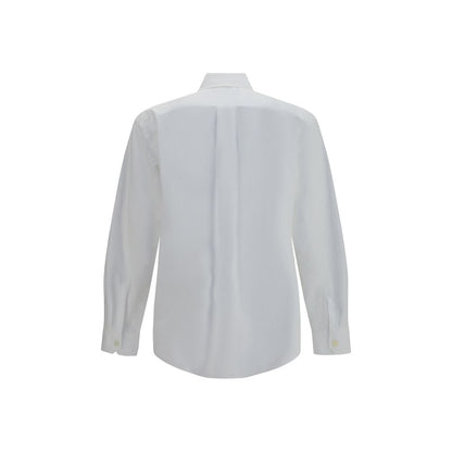 White Lyocell Dress Shirt