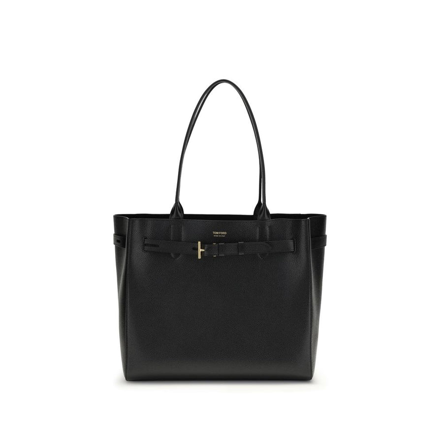 Black Calf Leather Bos Taurus Shoulder Bag