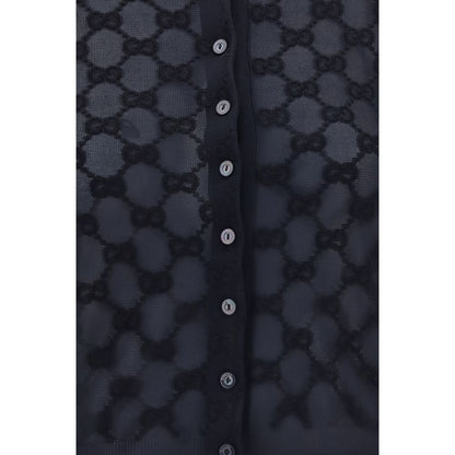 Black Viscose Cardigan