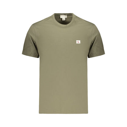 Green Cotton Men's T-Shirt
