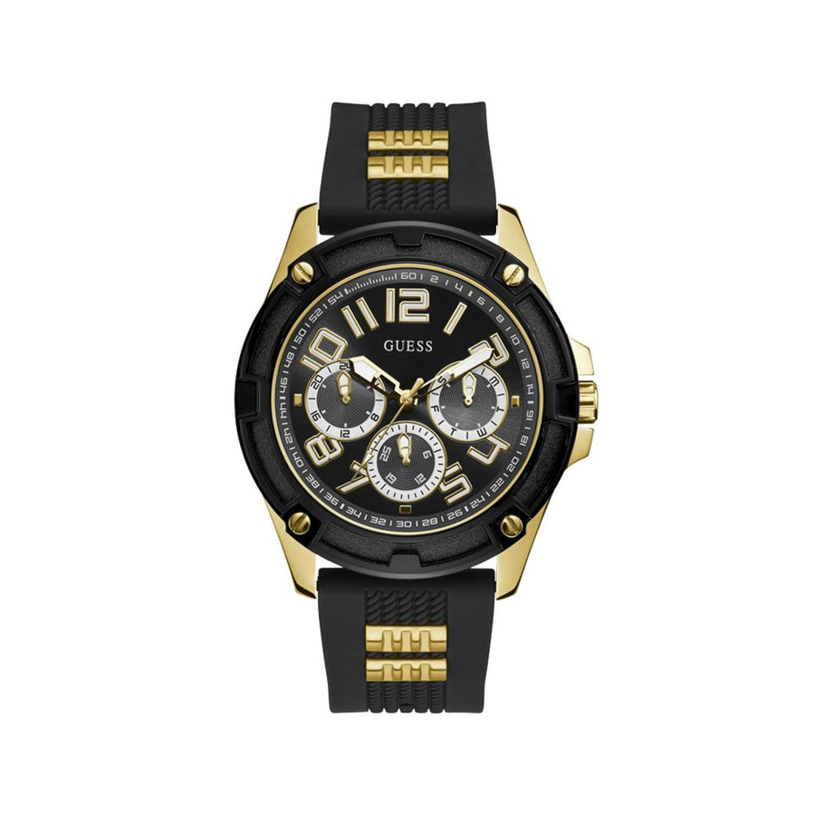 Black Synthetic Dress Watch
