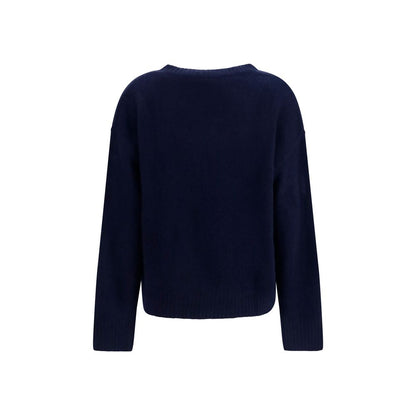 Blue Cashmere Sweatshirt