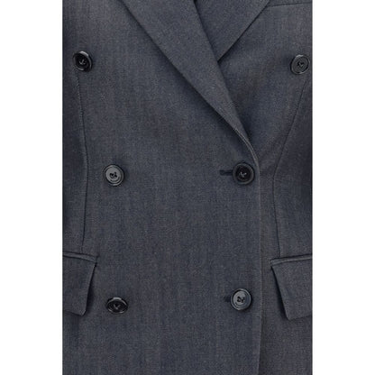 Gray Wool Oves Aries Blazer