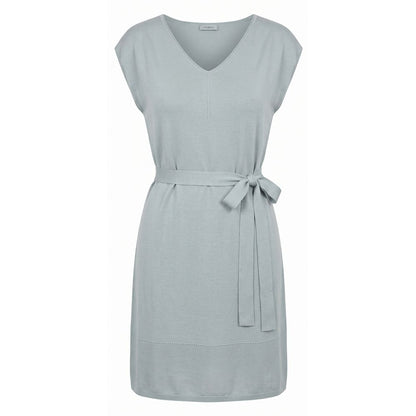 Grey Silk Women Dress