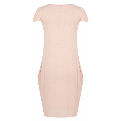 Pink Cotton Women Dress