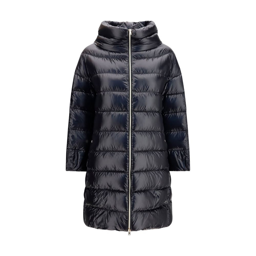 Black Polyester Coat