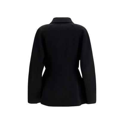 Black Wool Oves Aries Full-Length Jacket