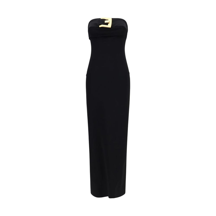 Black Viscose Cocktail Dress