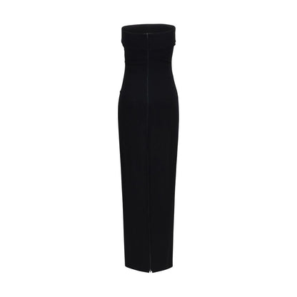 Black Viscose Cocktail Dress